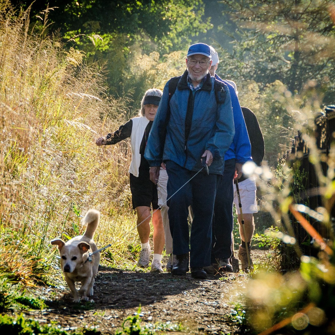 Givens Communities residents enjoying campus trails on a beautiful morning.